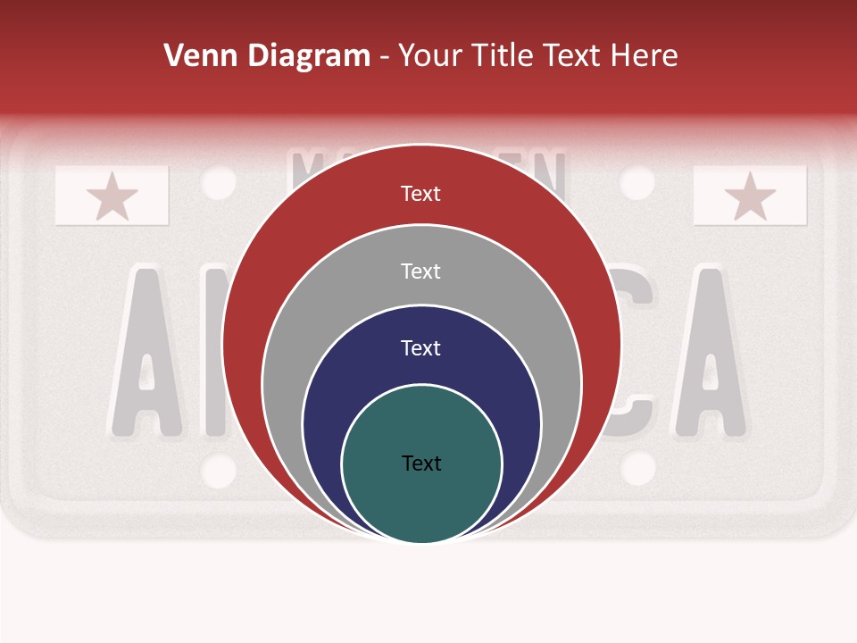 Vehicle White Created PowerPoint Template