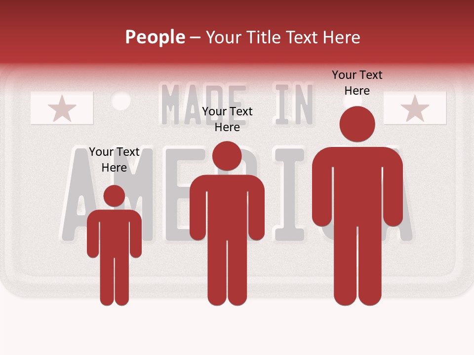 Vehicle White Created PowerPoint Template