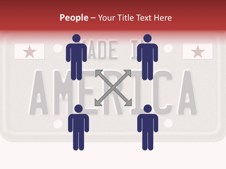 Vehicle White Created PowerPoint Template