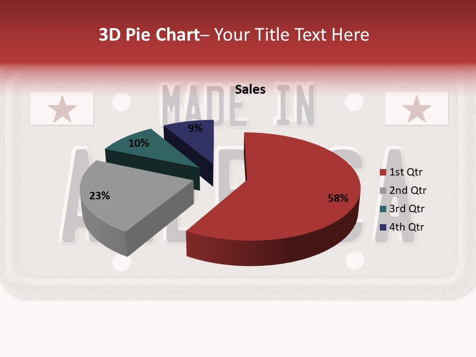 Vehicle White Created PowerPoint Template