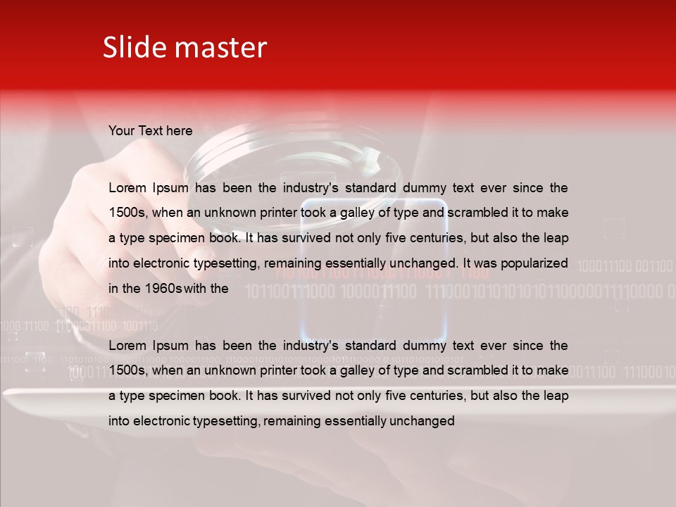 Computer See Optical PowerPoint Template