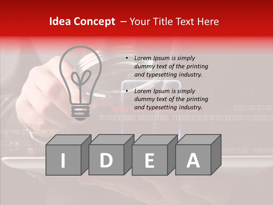 Computer See Optical PowerPoint Template