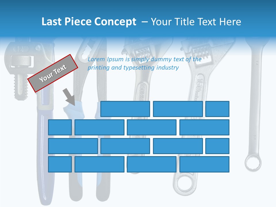 Construction Steel Bolt PowerPoint Template