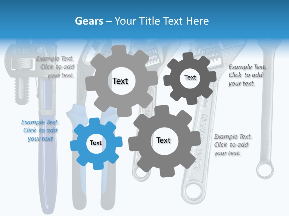 Construction Steel Bolt PowerPoint Template