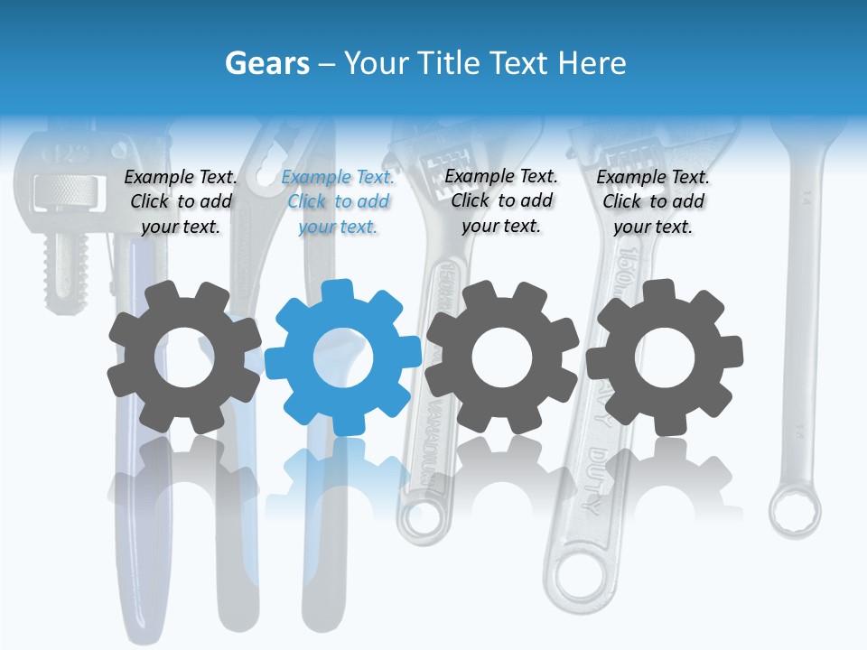 Construction Steel Bolt PowerPoint Template