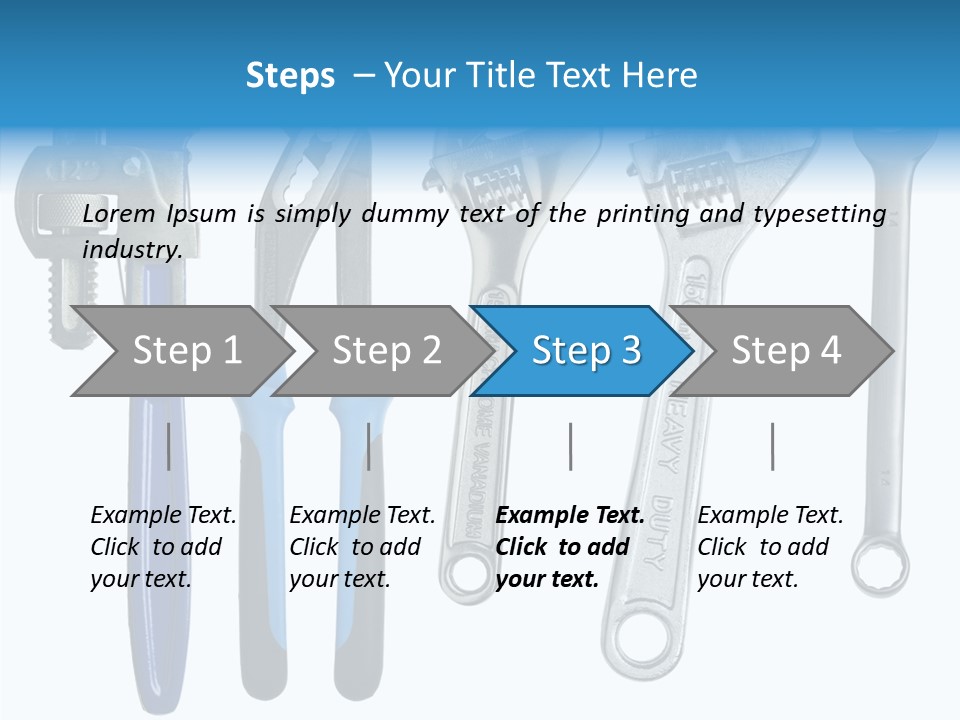 Construction Steel Bolt PowerPoint Template