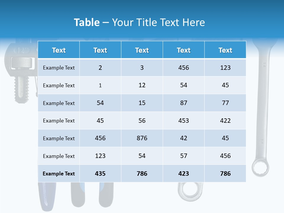Construction Steel Bolt PowerPoint Template