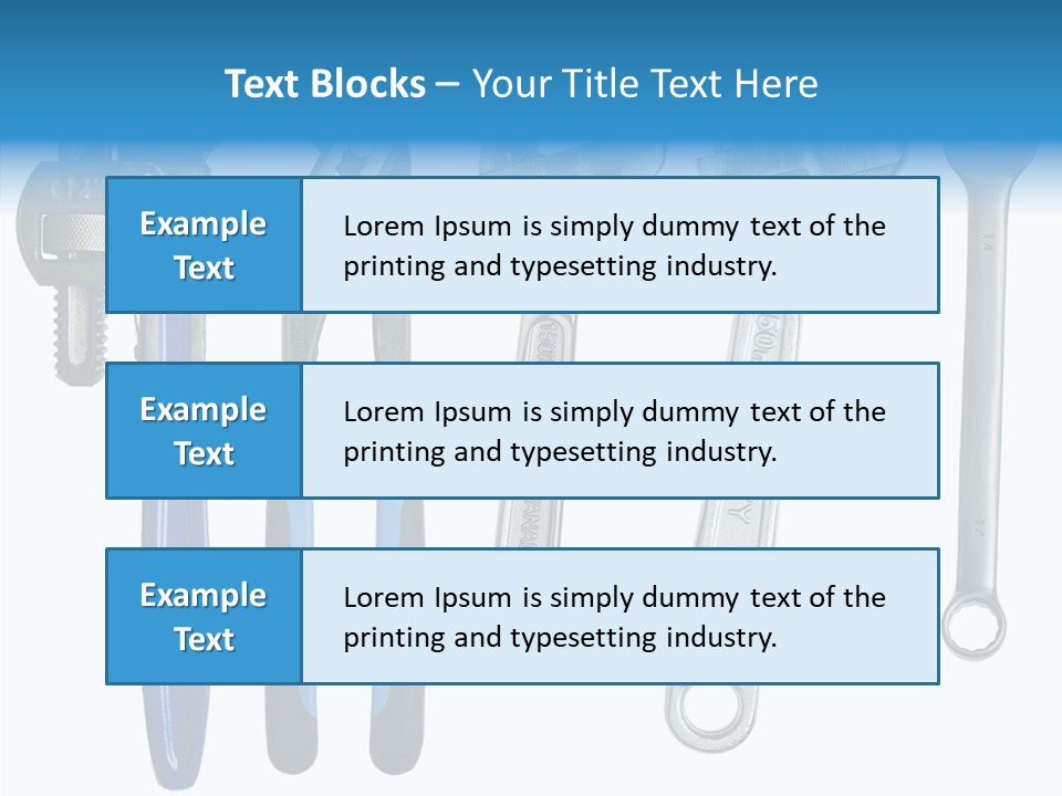 Construction Steel Bolt PowerPoint Template
