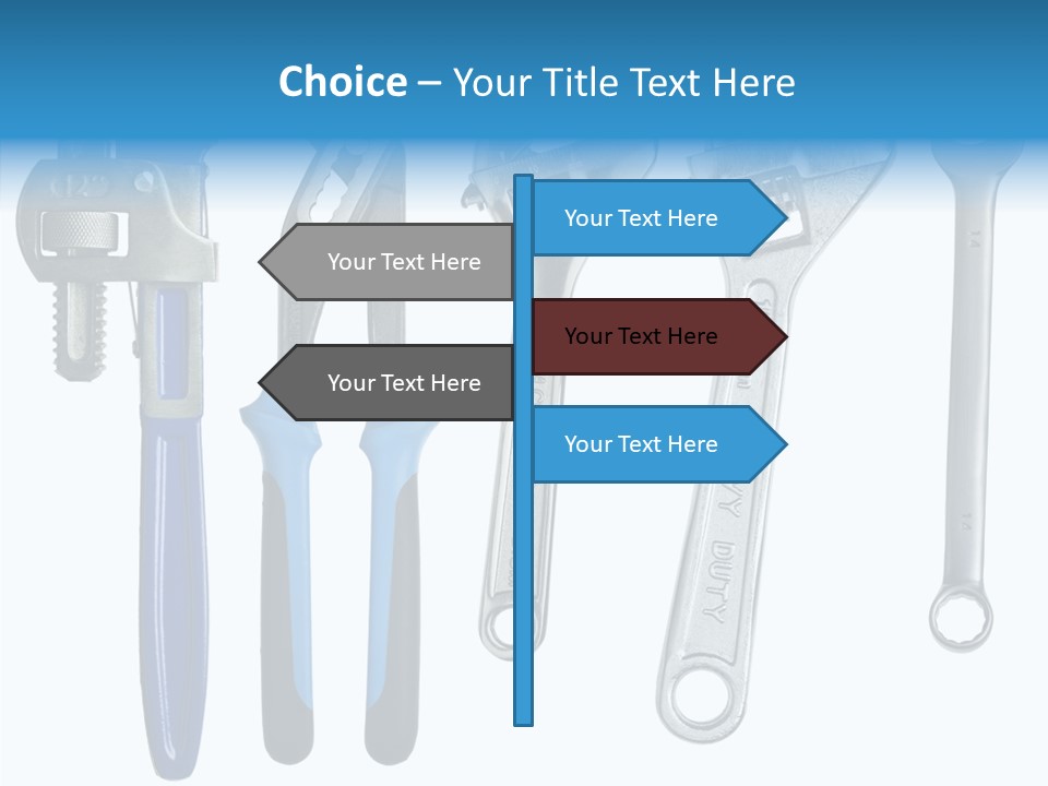Construction Steel Bolt PowerPoint Template