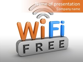 Network Wi Fi Public PowerPoint Template