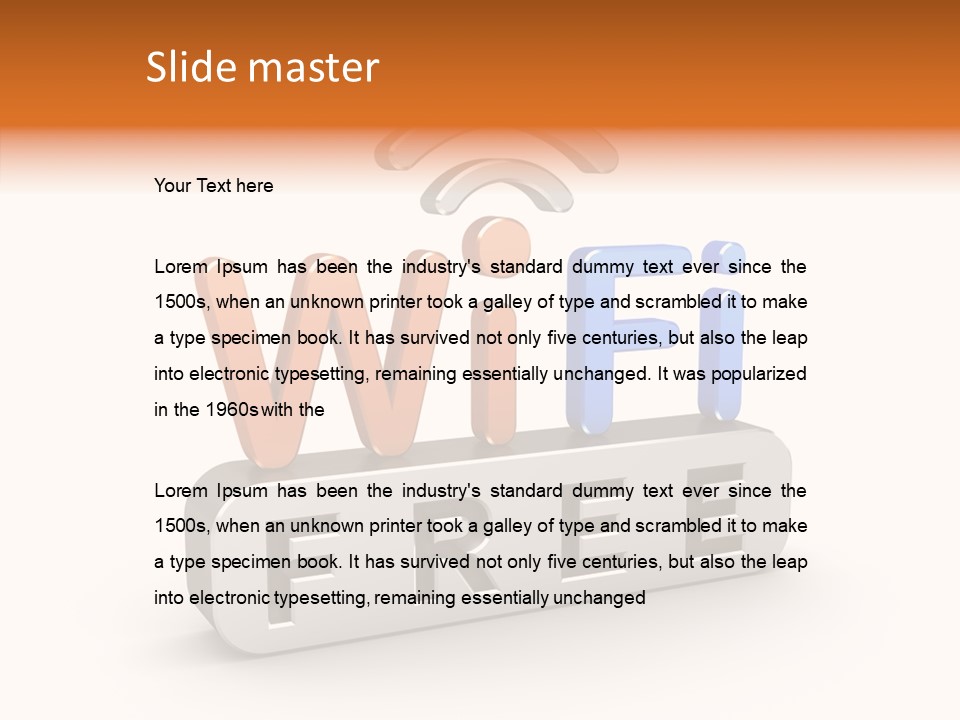 Network Wi Fi Public PowerPoint Template