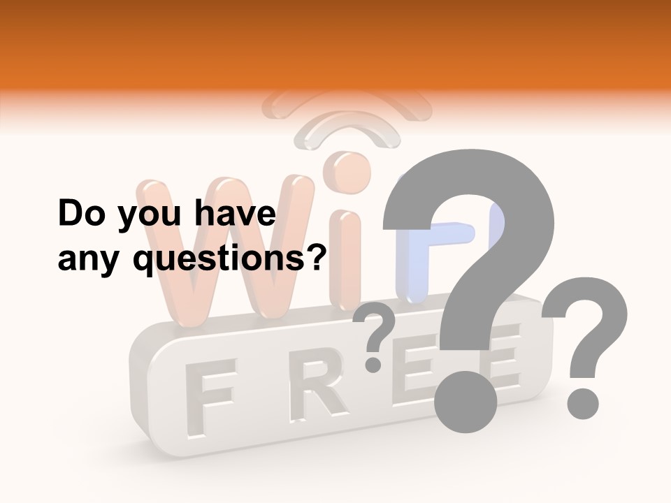 Network Wi Fi Public PowerPoint Template