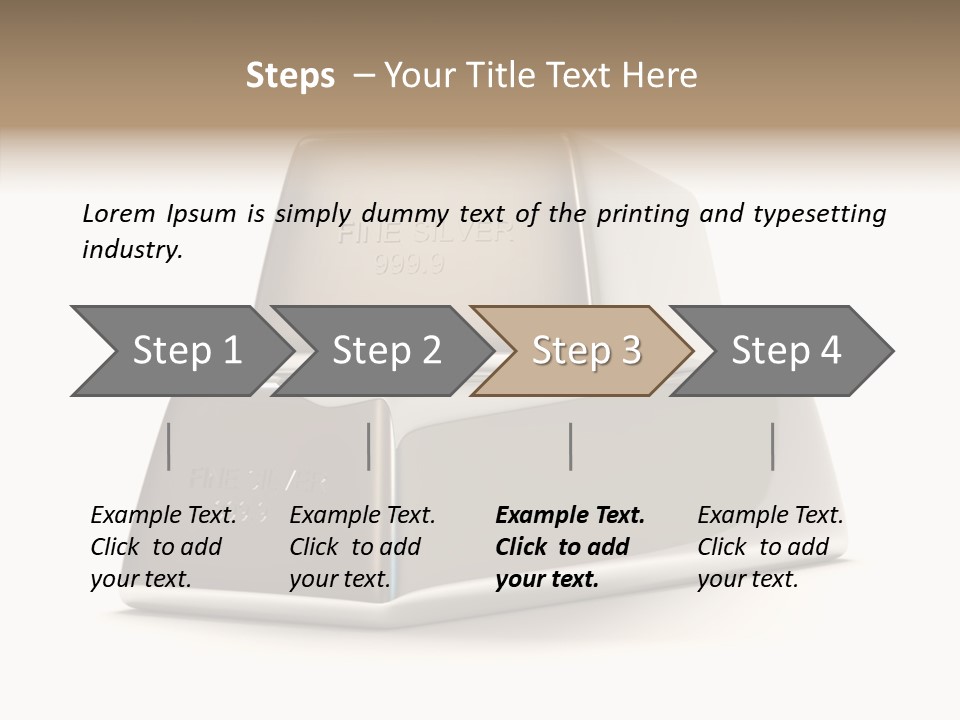 Isolated Background Banking PowerPoint Template