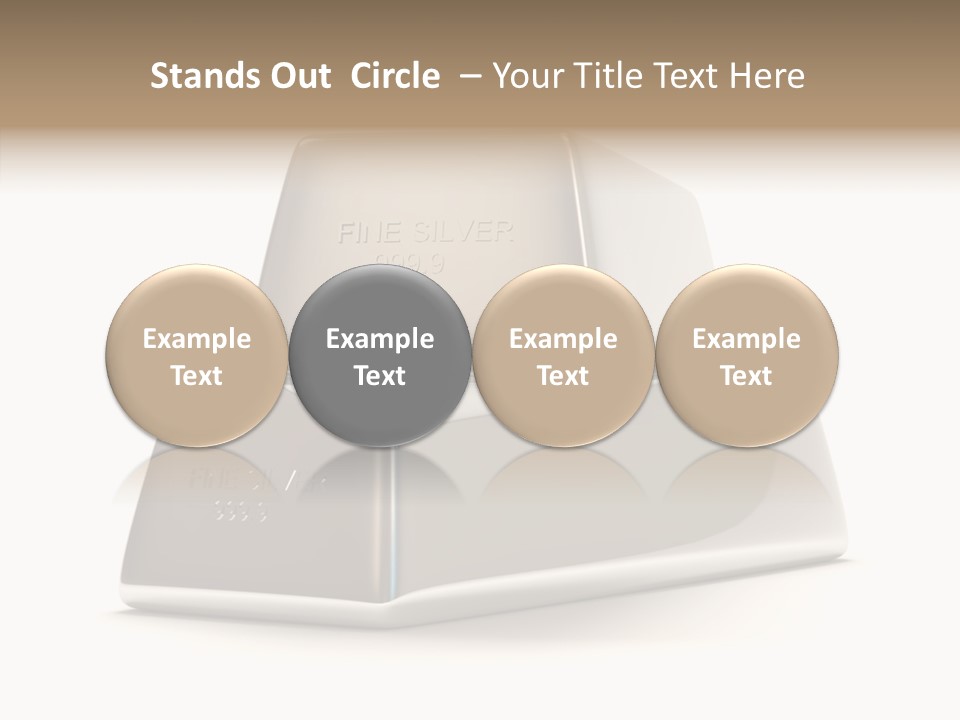 Isolated Background Banking PowerPoint Template