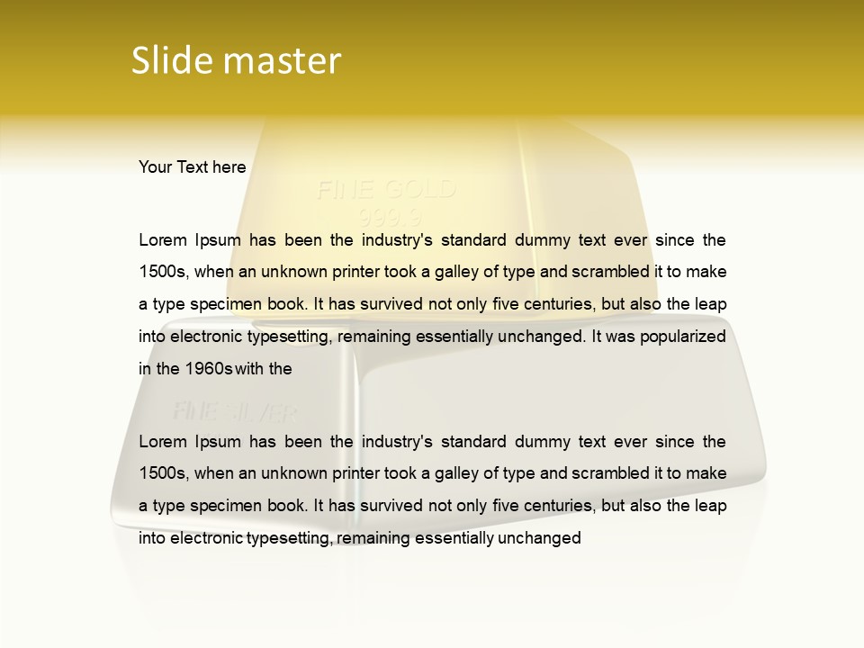 Concept Treasure Market PowerPoint Template