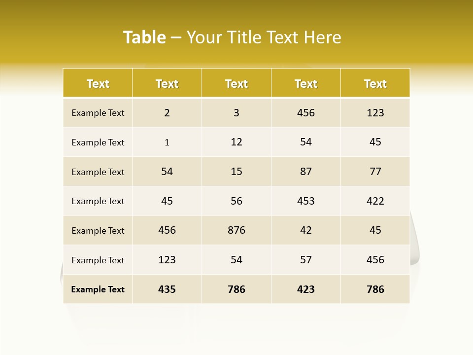 Concept Treasure Market PowerPoint Template