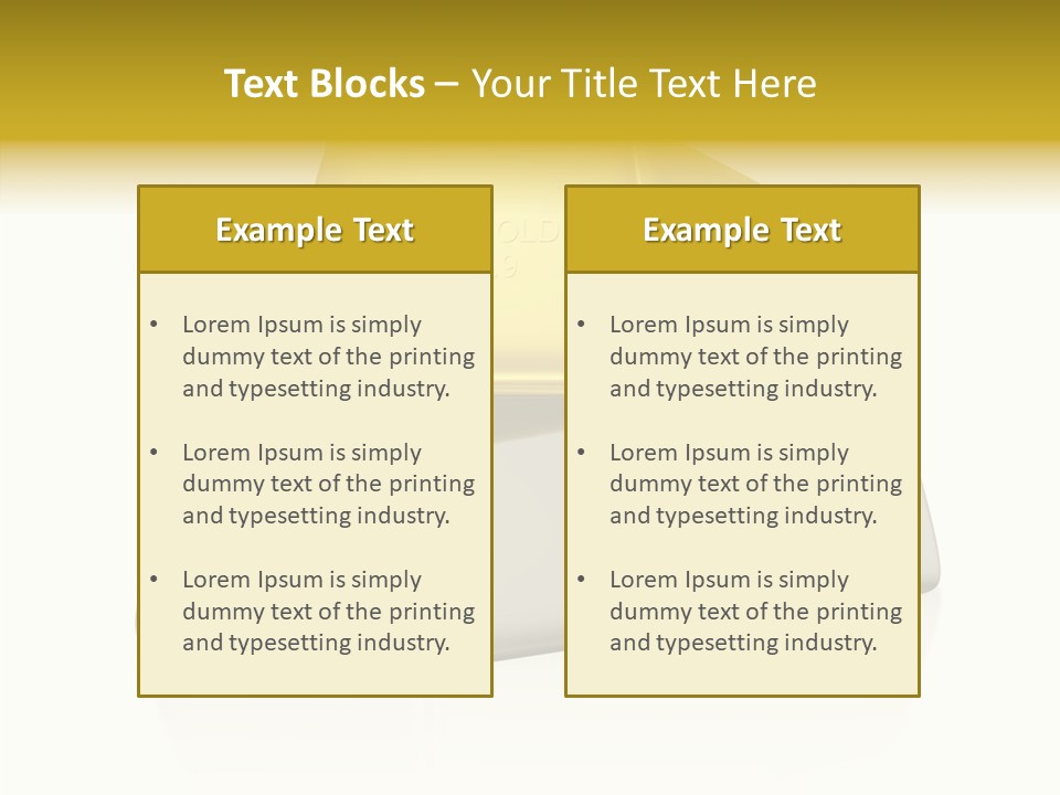 Concept Treasure Market PowerPoint Template