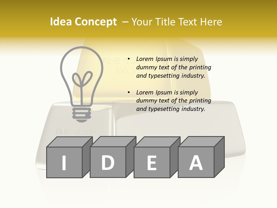 Concept Treasure Market PowerPoint Template