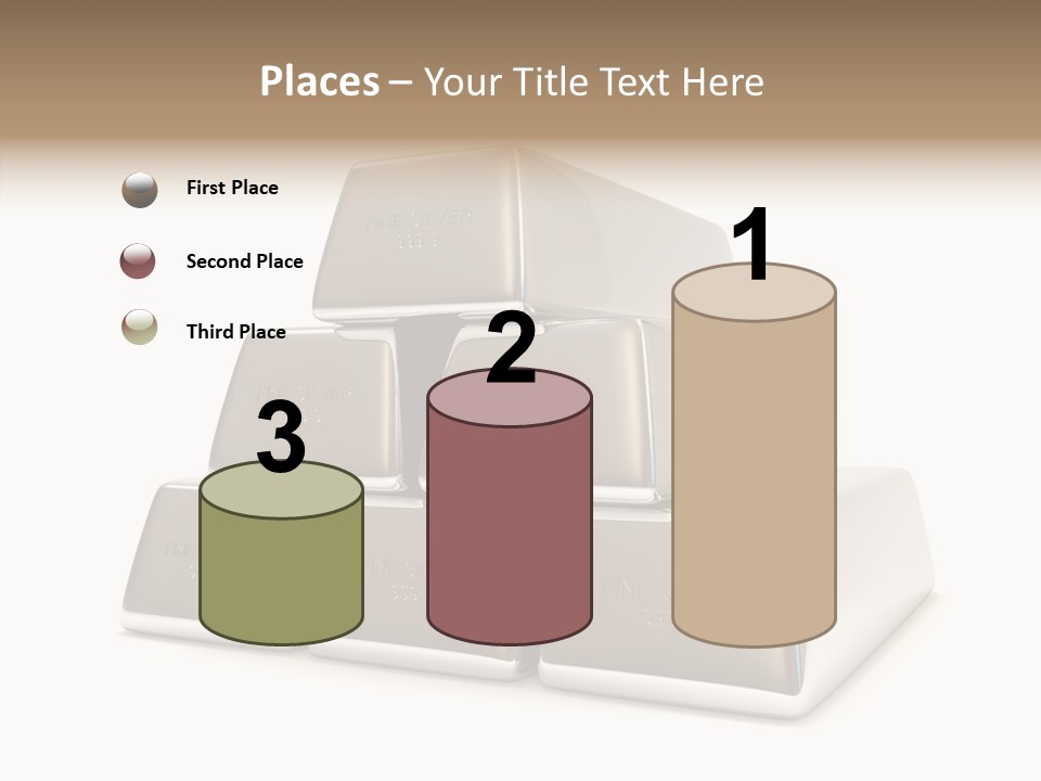 Money Riches Bullion PowerPoint Template