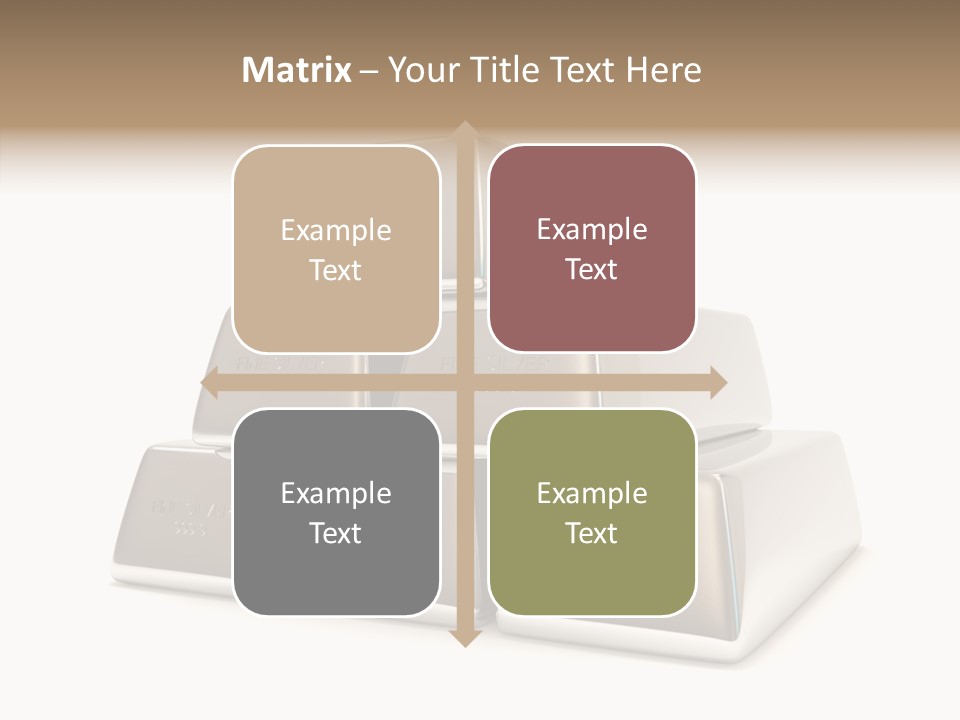 Money Riches Bullion PowerPoint Template