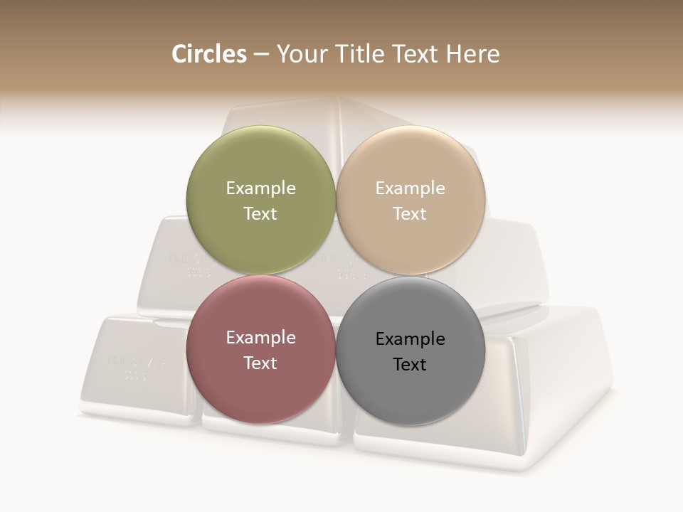 Money Riches Bullion PowerPoint Template
