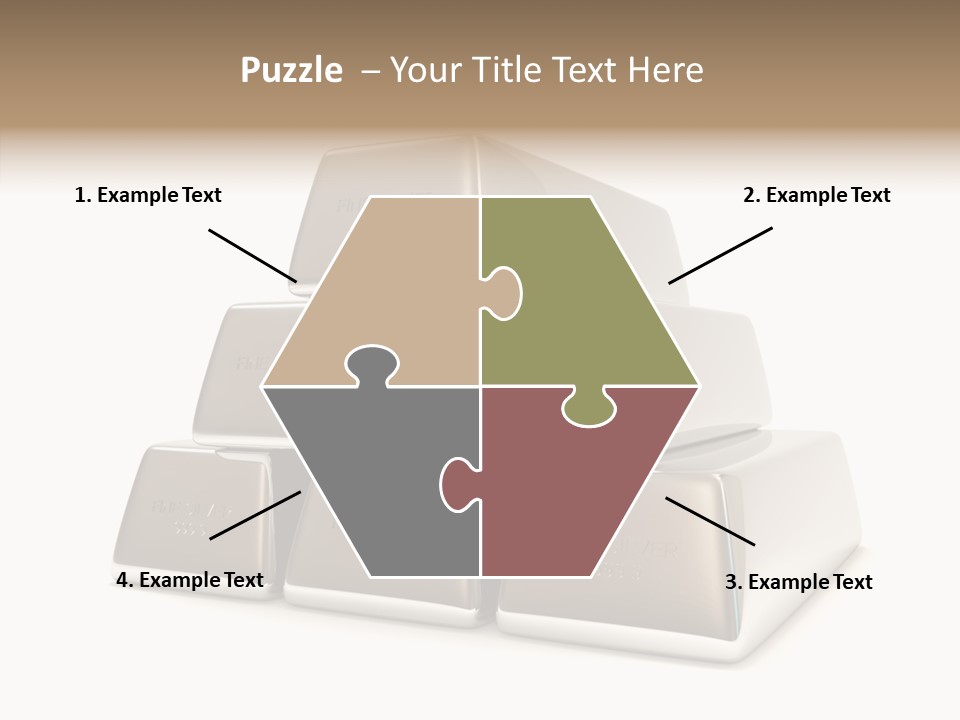 Money Riches Bullion PowerPoint Template