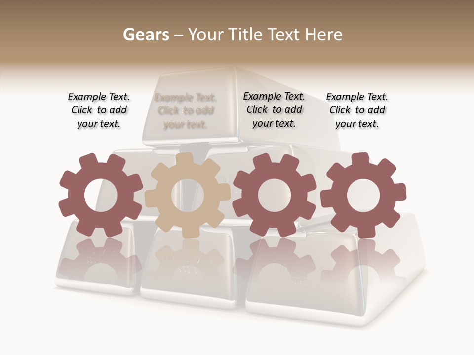 Money Riches Bullion PowerPoint Template