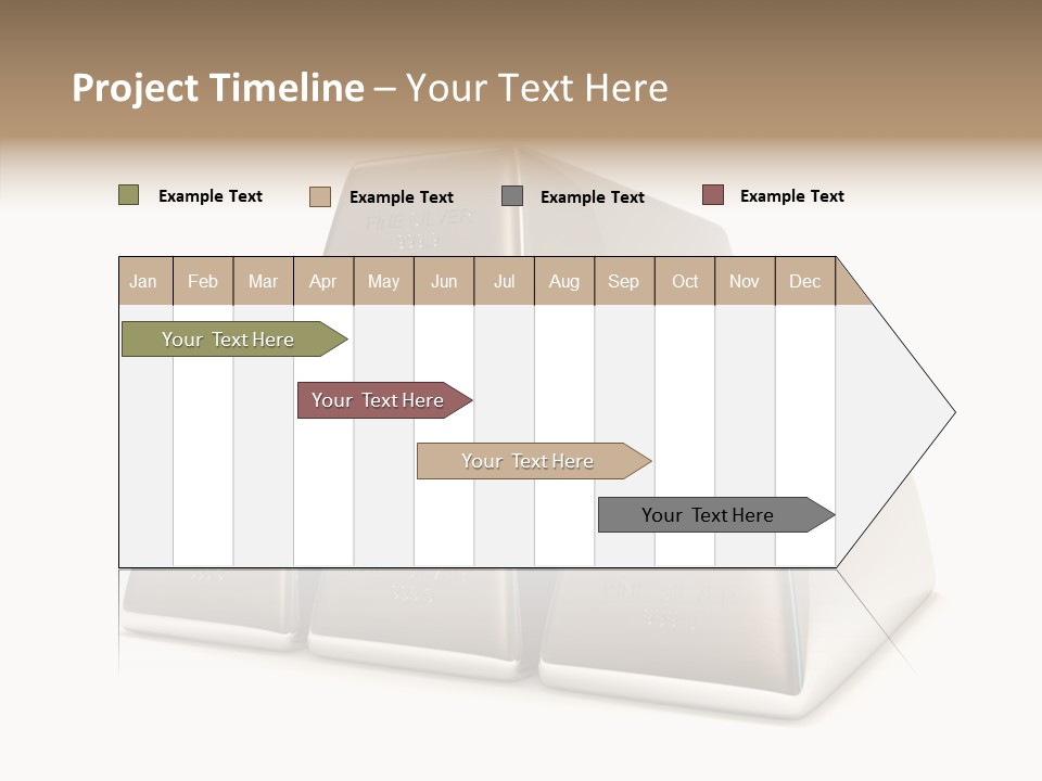 Money Riches Bullion PowerPoint Template