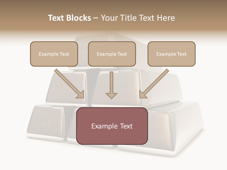 Money Riches Bullion PowerPoint Template