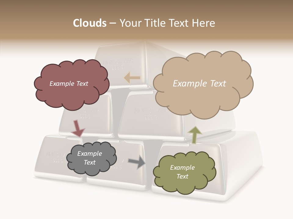Money Riches Bullion PowerPoint Template