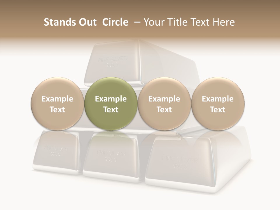 Money Riches Bullion PowerPoint Template