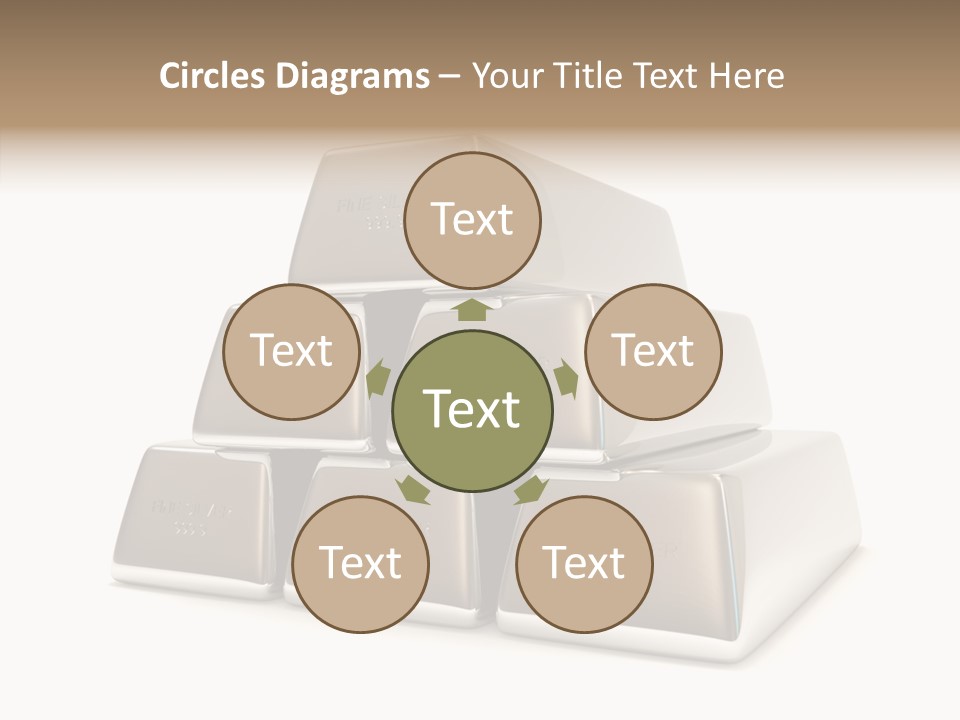 Money Riches Bullion PowerPoint Template