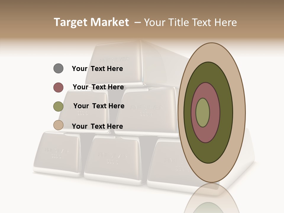 Money Riches Bullion PowerPoint Template