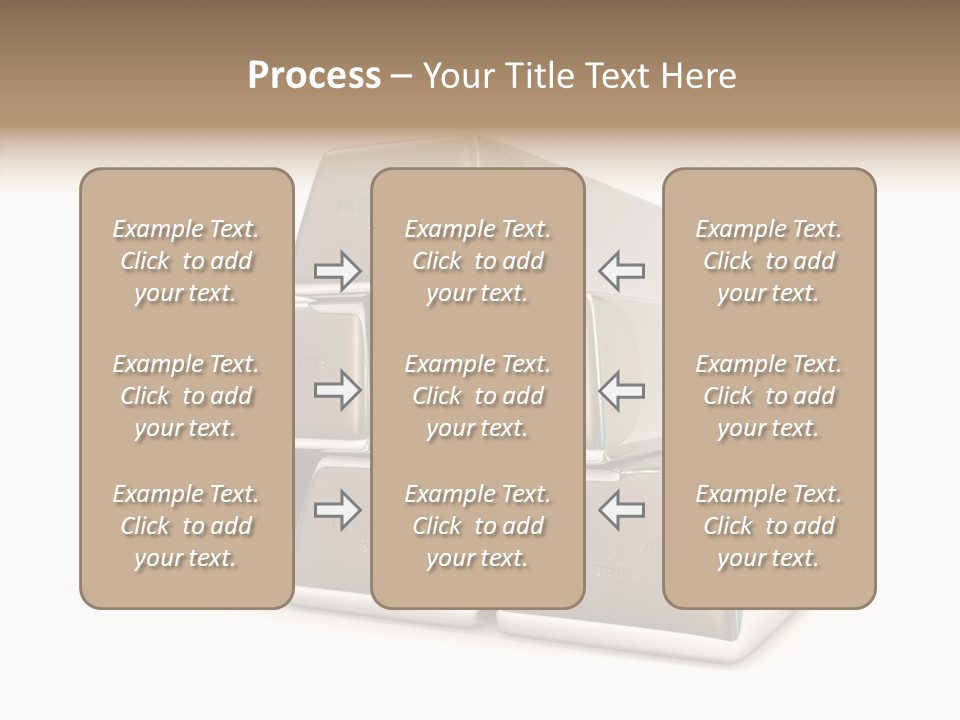 Money Riches Bullion PowerPoint Template