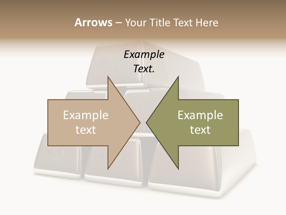 Money Riches Bullion PowerPoint Template