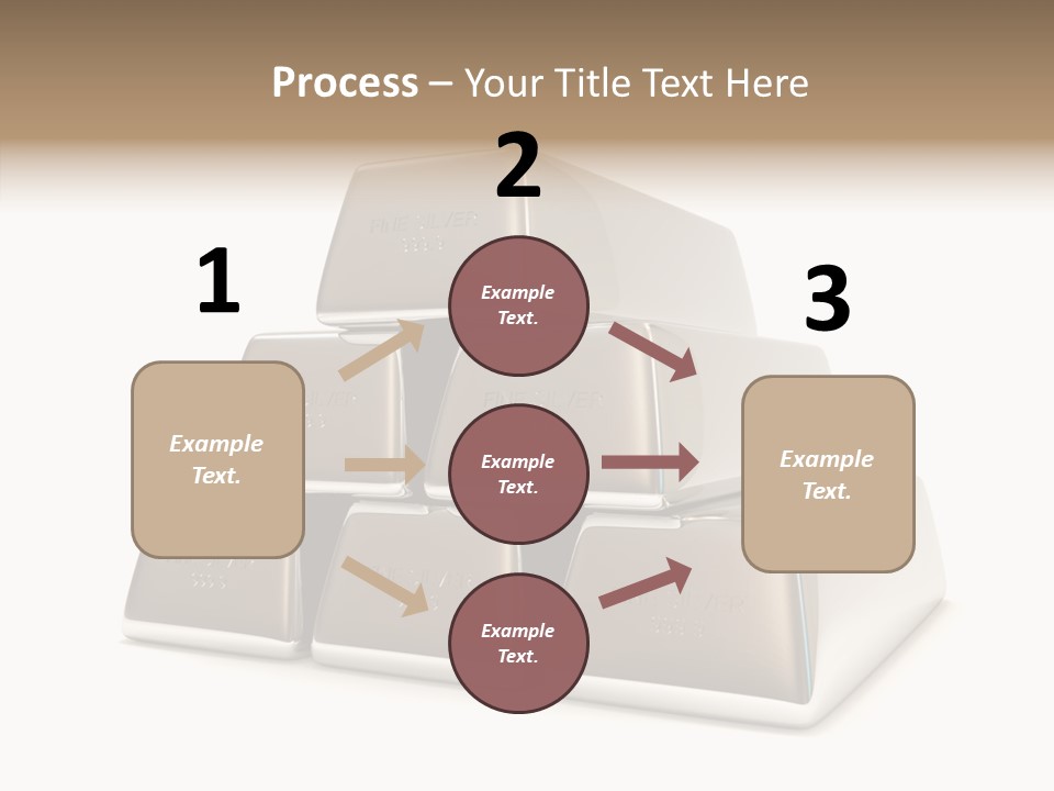 Money Riches Bullion PowerPoint Template