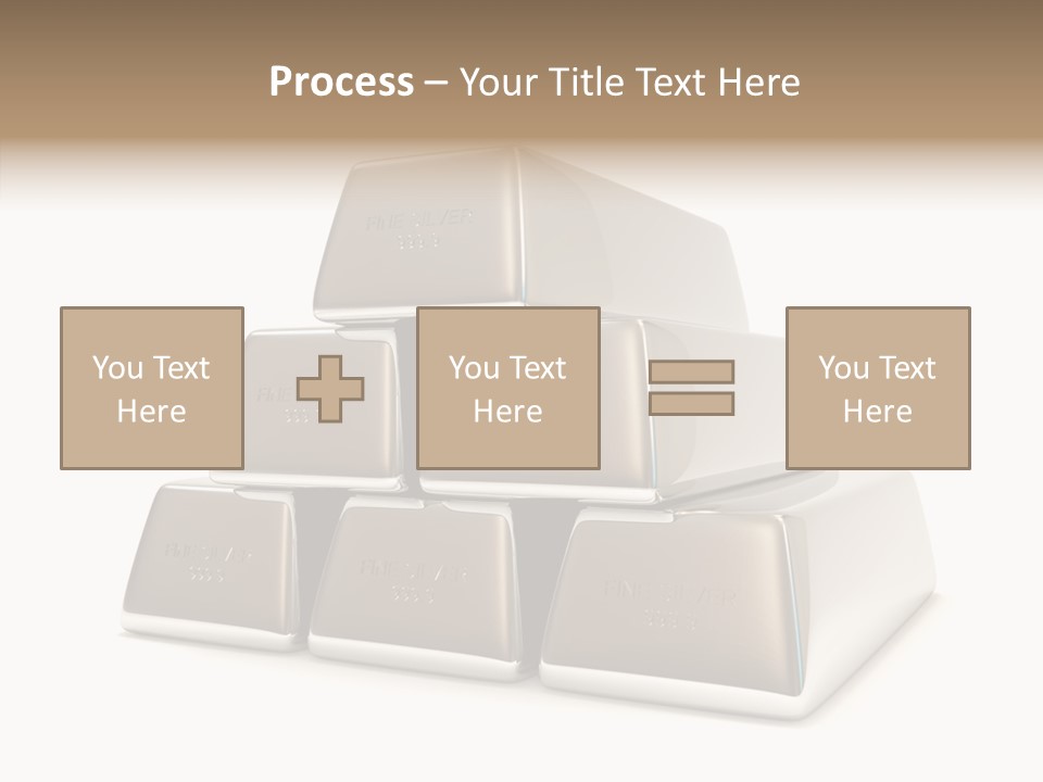 Money Riches Bullion PowerPoint Template