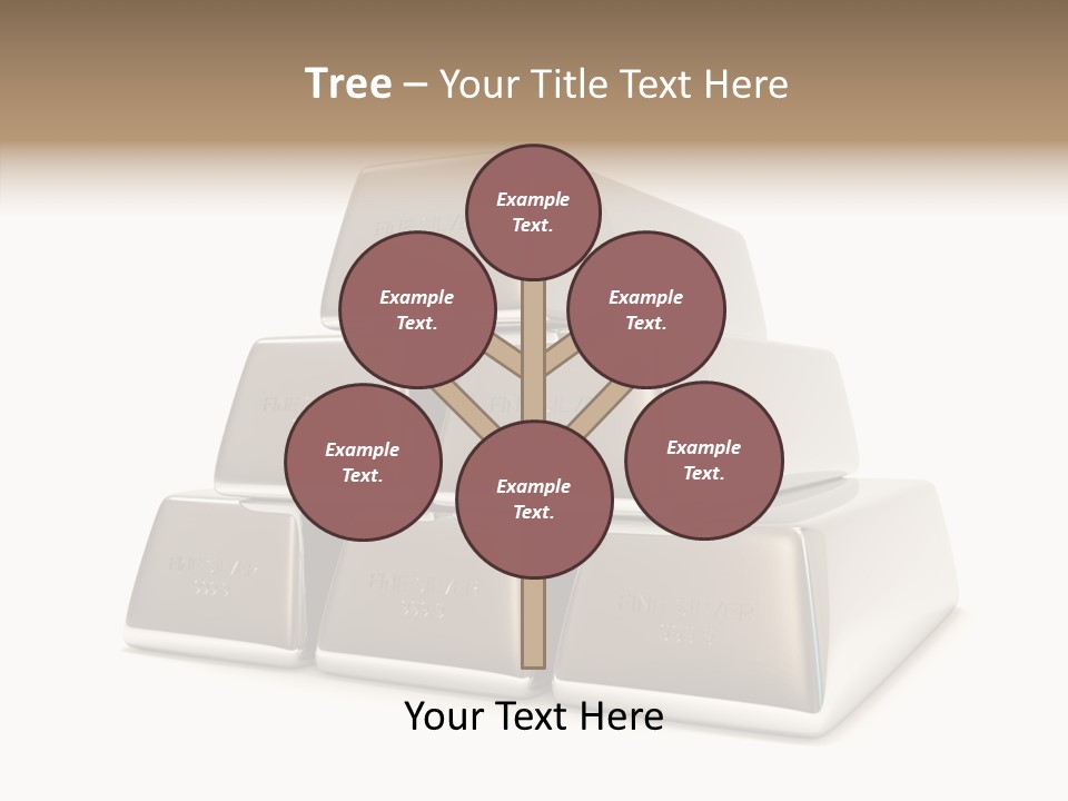 Money Riches Bullion PowerPoint Template