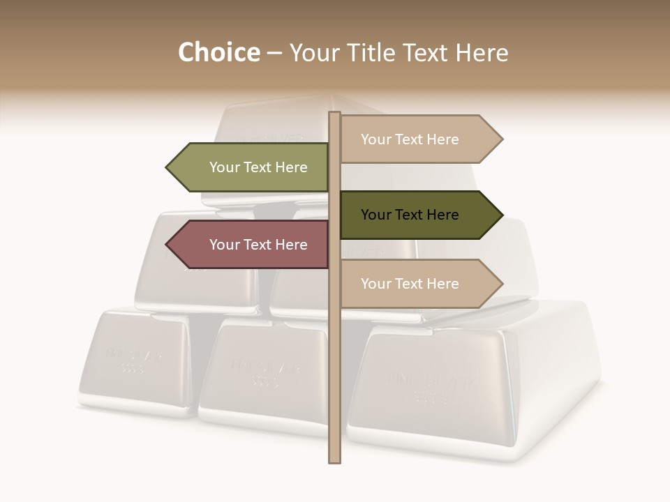 Money Riches Bullion PowerPoint Template