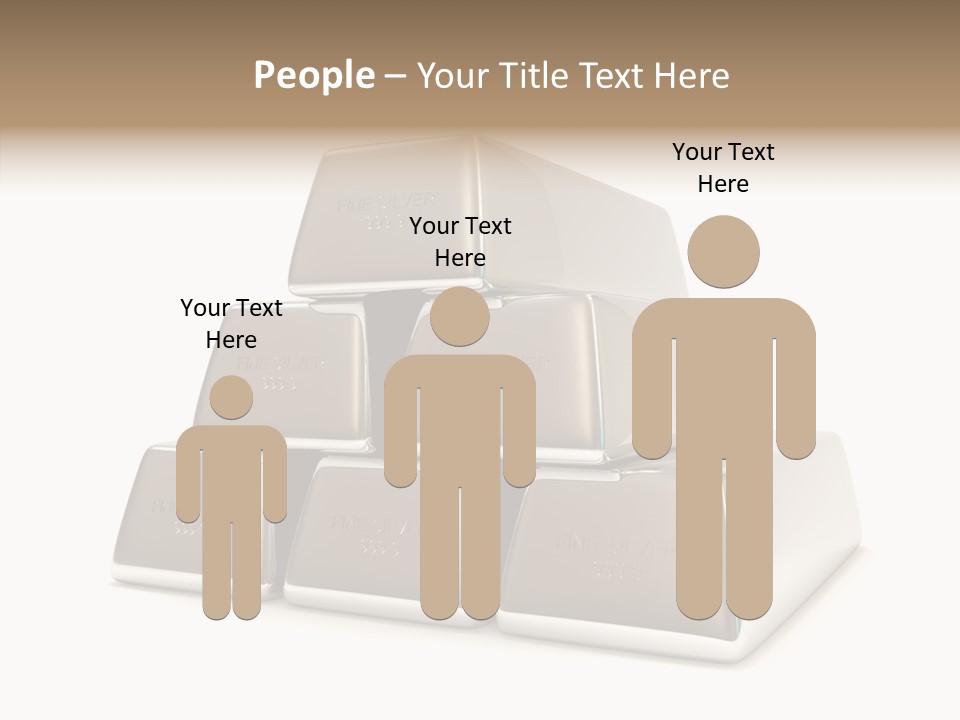 Money Riches Bullion PowerPoint Template