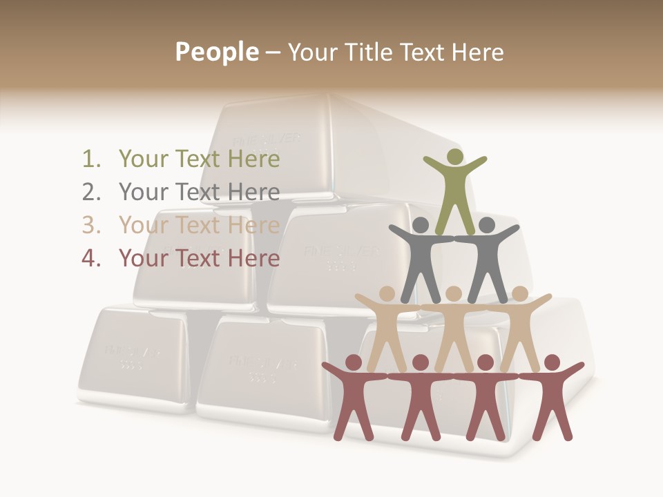 Money Riches Bullion PowerPoint Template