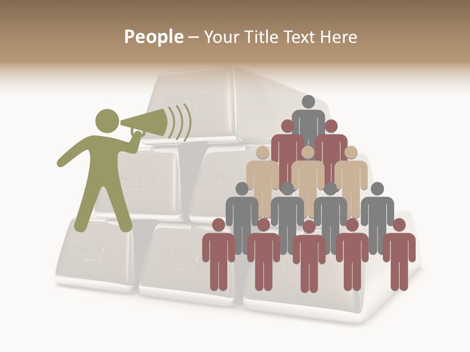 Money Riches Bullion PowerPoint Template