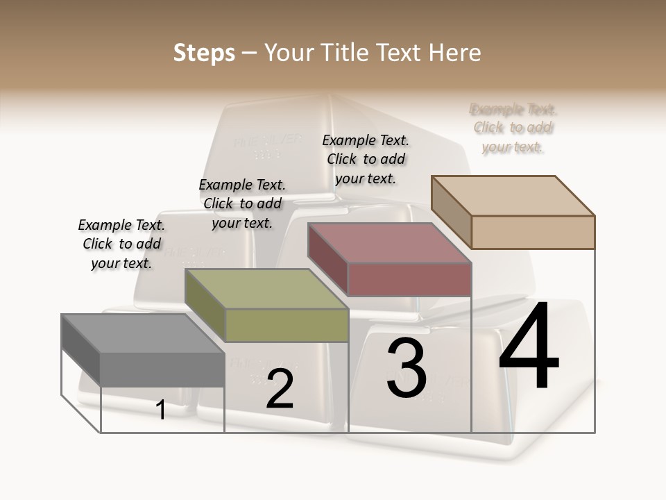 Money Riches Bullion PowerPoint Template