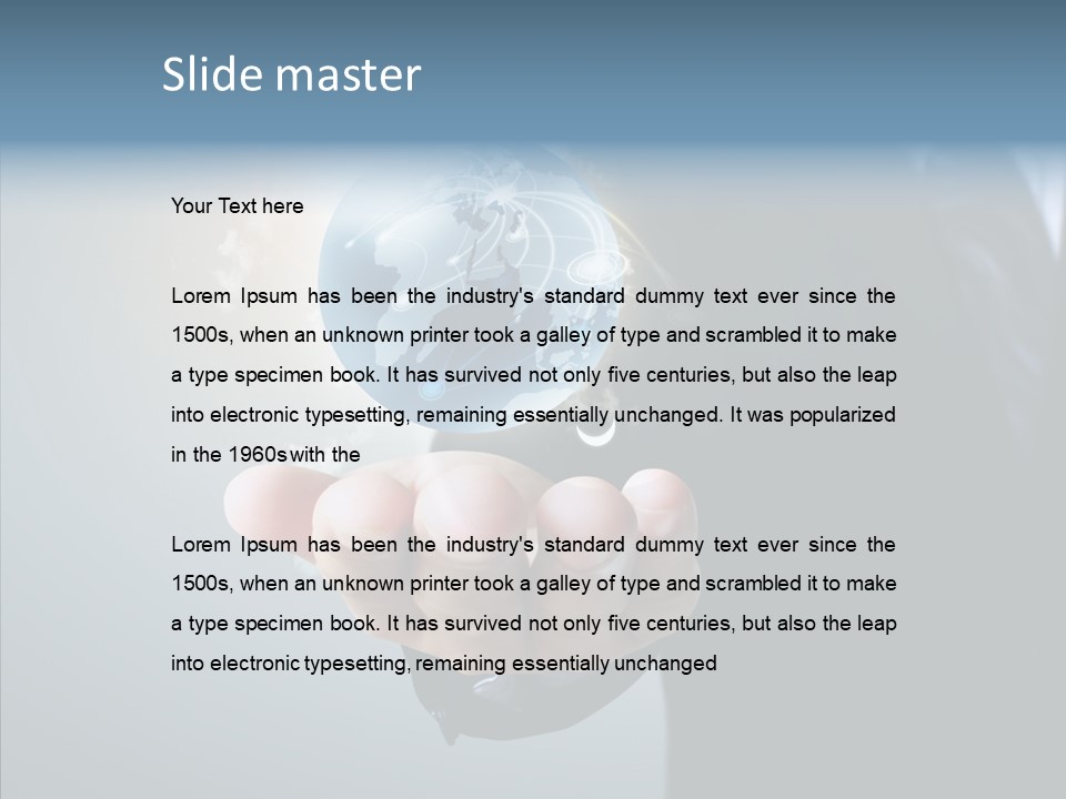 Environmental Earth Save PowerPoint Template