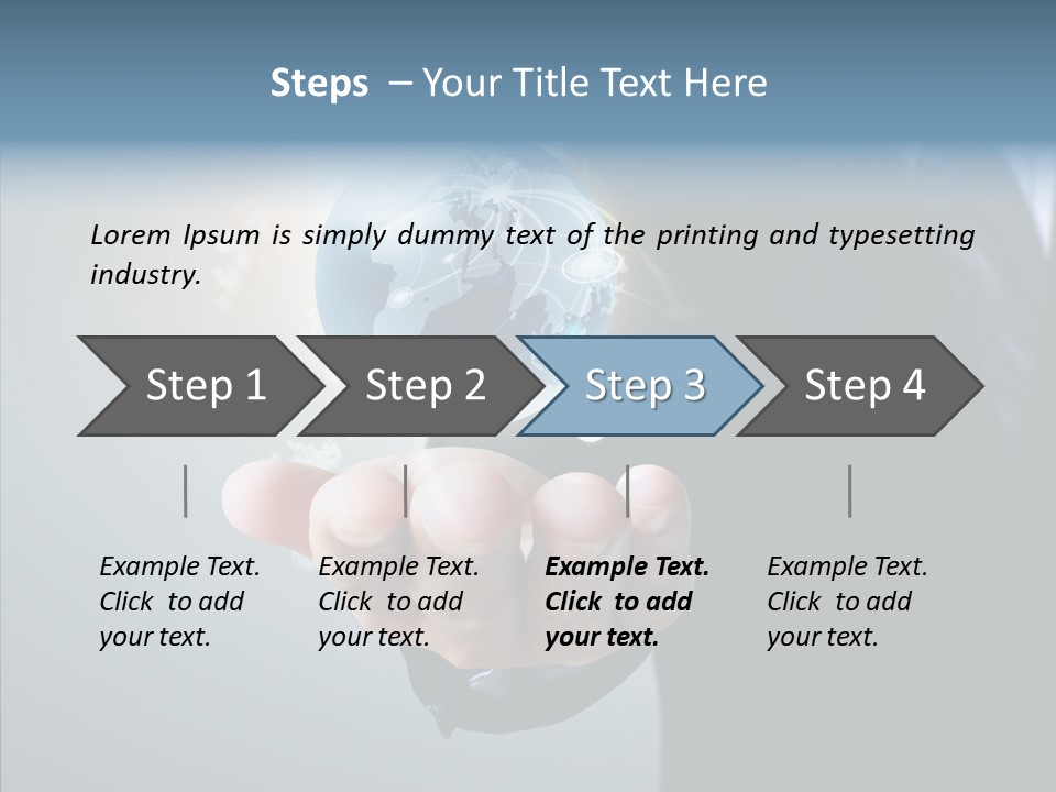 Environmental Earth Save PowerPoint Template