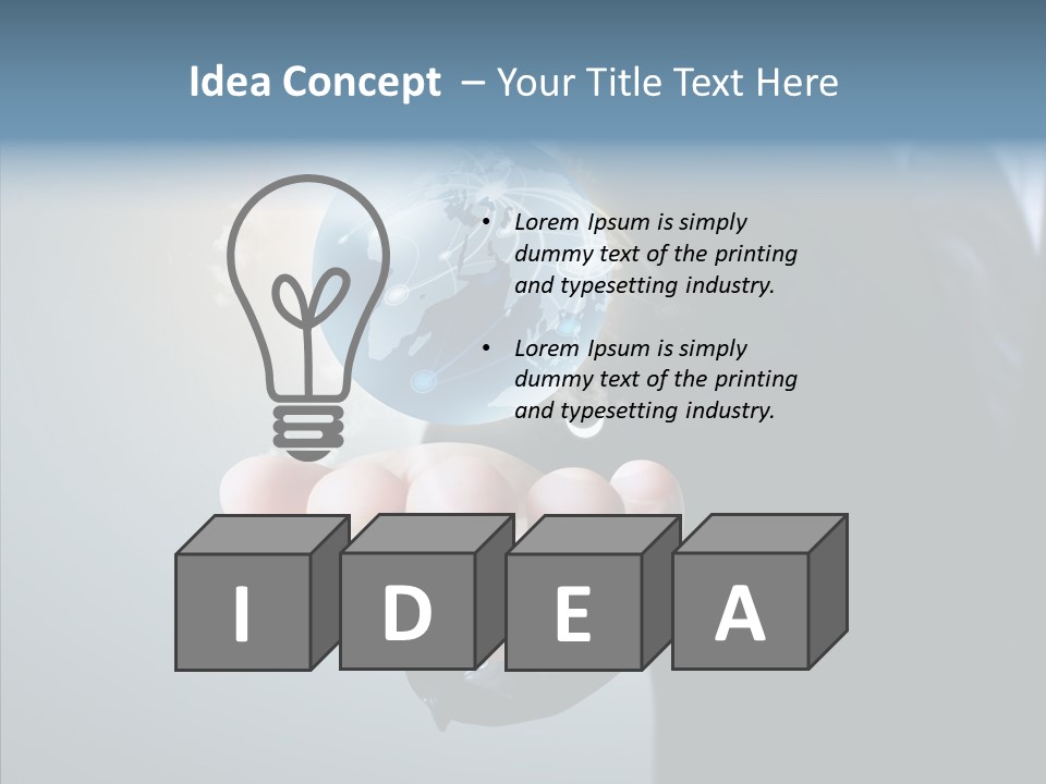 Environmental Earth Save PowerPoint Template