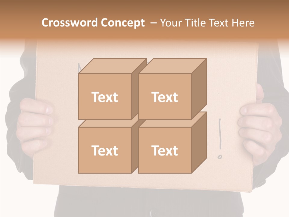 Suit Man Colour PowerPoint Template