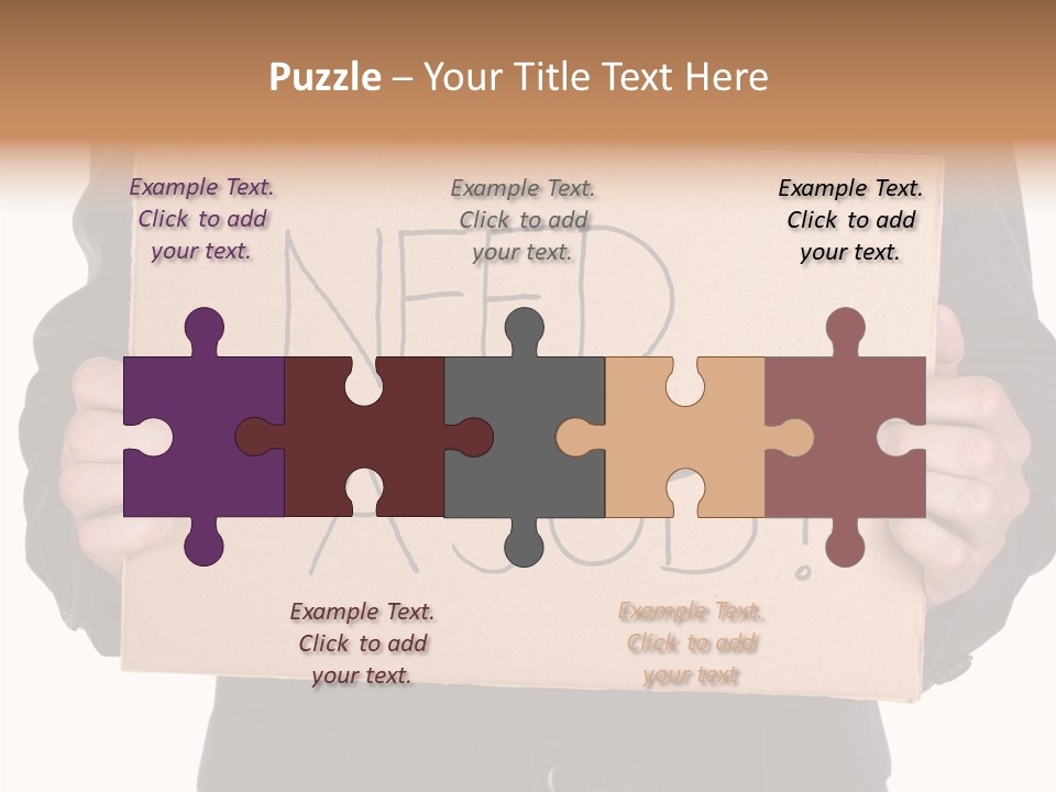 Suit Man Colour PowerPoint Template