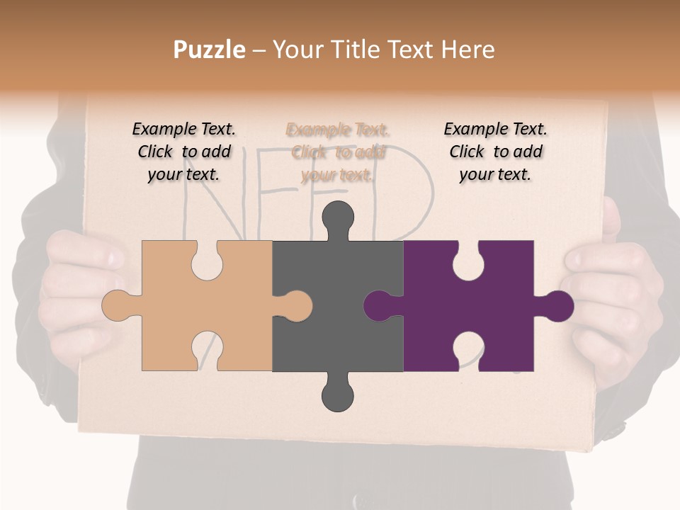 Suit Man Colour PowerPoint Template