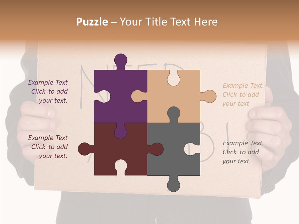 Suit Man Colour PowerPoint Template